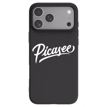 Picasee husă neagră din silicon pentru Apple iPhone 18 Pro Max - Picasee - old logo - white