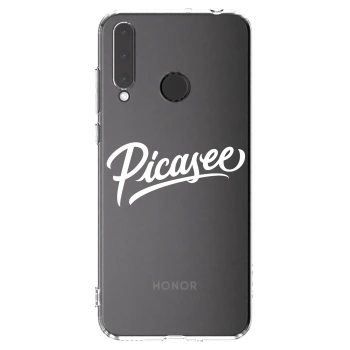 Picasee husă transparentă din silicon pentru Honor 20 Lite - Picasee - old logo - white