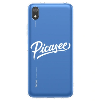 Picasee husă transparentă din silicon pentru Xiaomi Redmi 7A - Picasee - old logo - white