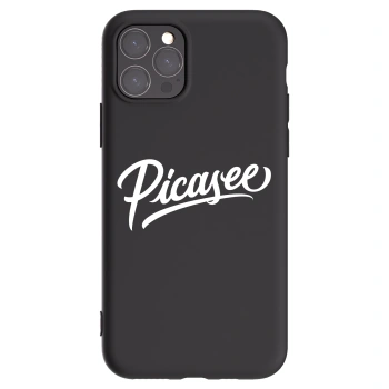 Picasee husă neagră din silicon pentru Apple iPhone 11 Pro - Picasee - old logo - white