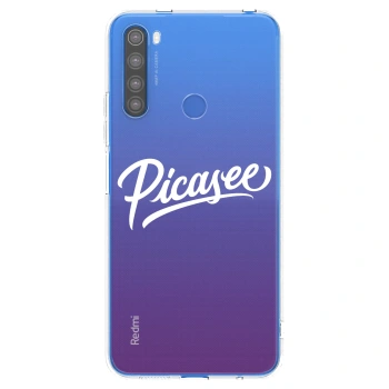Picasee husă transparentă din silicon pentru Xiaomi Redmi Note 8T - Picasee - old logo - white