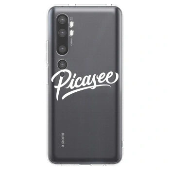 Picasee husă transparentă din silicon pentru Xiaomi Mi Note 10 (Pro) - Picasee - old logo - white