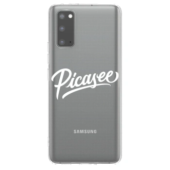 Picasee husă transparentă din silicon pentru Samsung Galaxy S20 G980F - Picasee - old logo - white