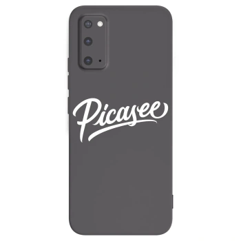 Picasee husă neagră din silicon pentru Samsung Galaxy S20 G980F - Picasee - old logo - white