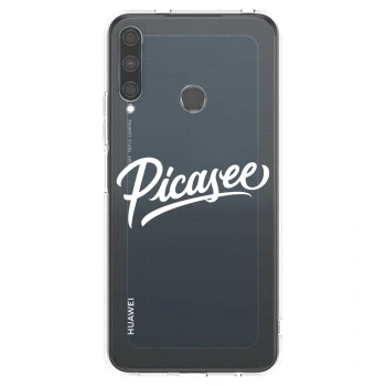Picasee husă transparentă din silicon pentru Huawei P40 Lite E - Picasee - old logo - white