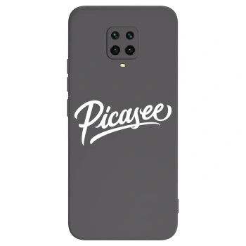Picasee husă neagră din silicon pentru Xiaomi Redmi Note 9S - Picasee - old logo - white