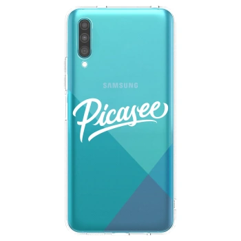 Picasee husă transparentă din silicon pentru Samsung Galaxy A30s A307F - Picasee - old logo - white
