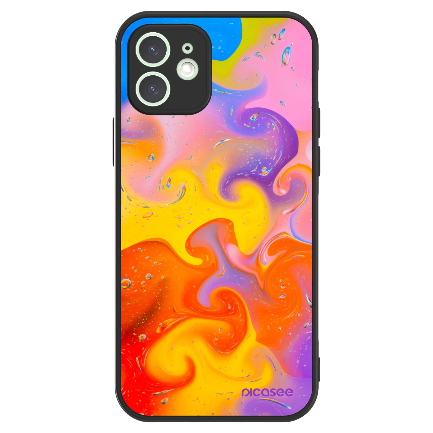 Picasee ULTIMATE CASE pentru Apple iPhone 12 - Bubbles