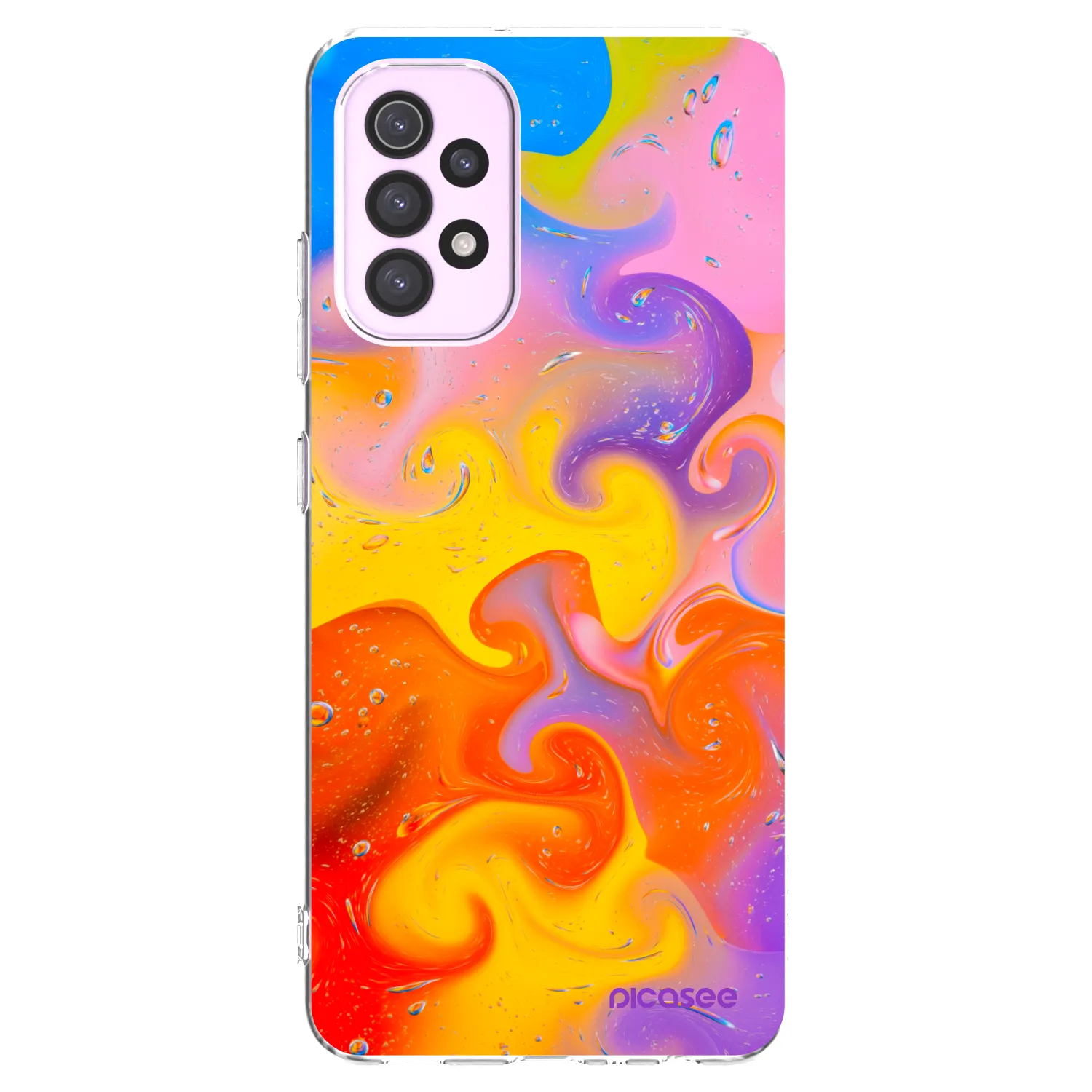 Picasee husă transparentă din silicon pentru Samsung Galaxy A32 5G A326B - Bubbles