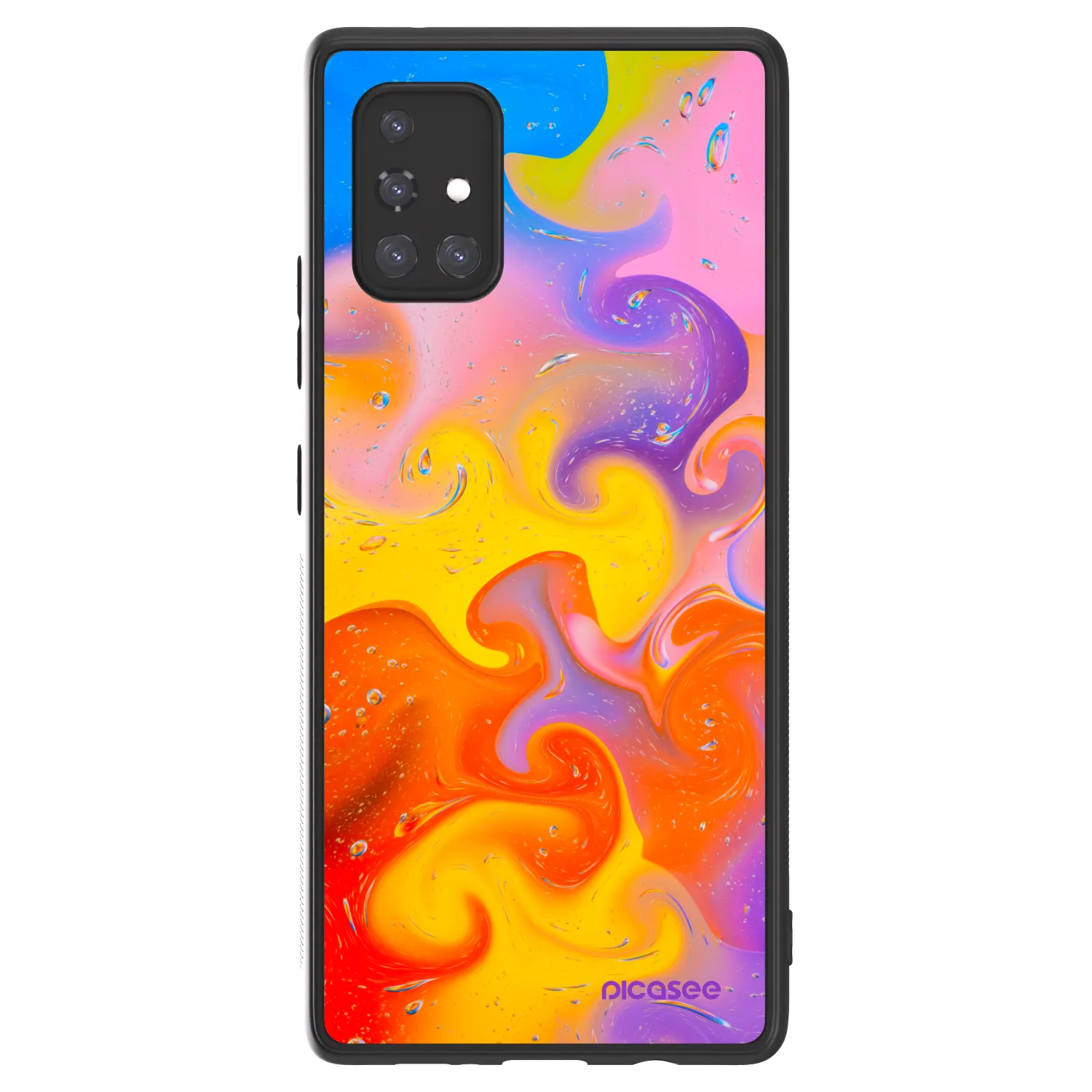 Picasee ULTIMATE CASE pentru Samsung Galaxy A71 A715F - Bubbles