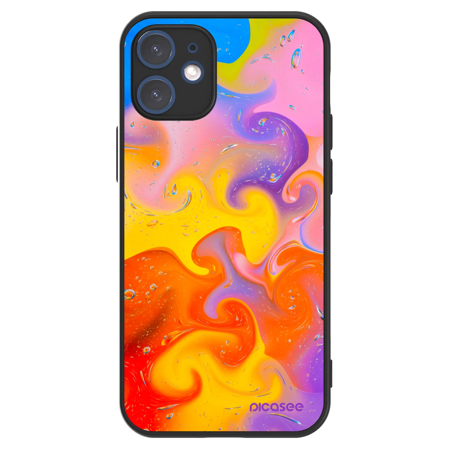 Picasee ULTIMATE CASE pentru Apple iPhone 12 mini - Bubbles
