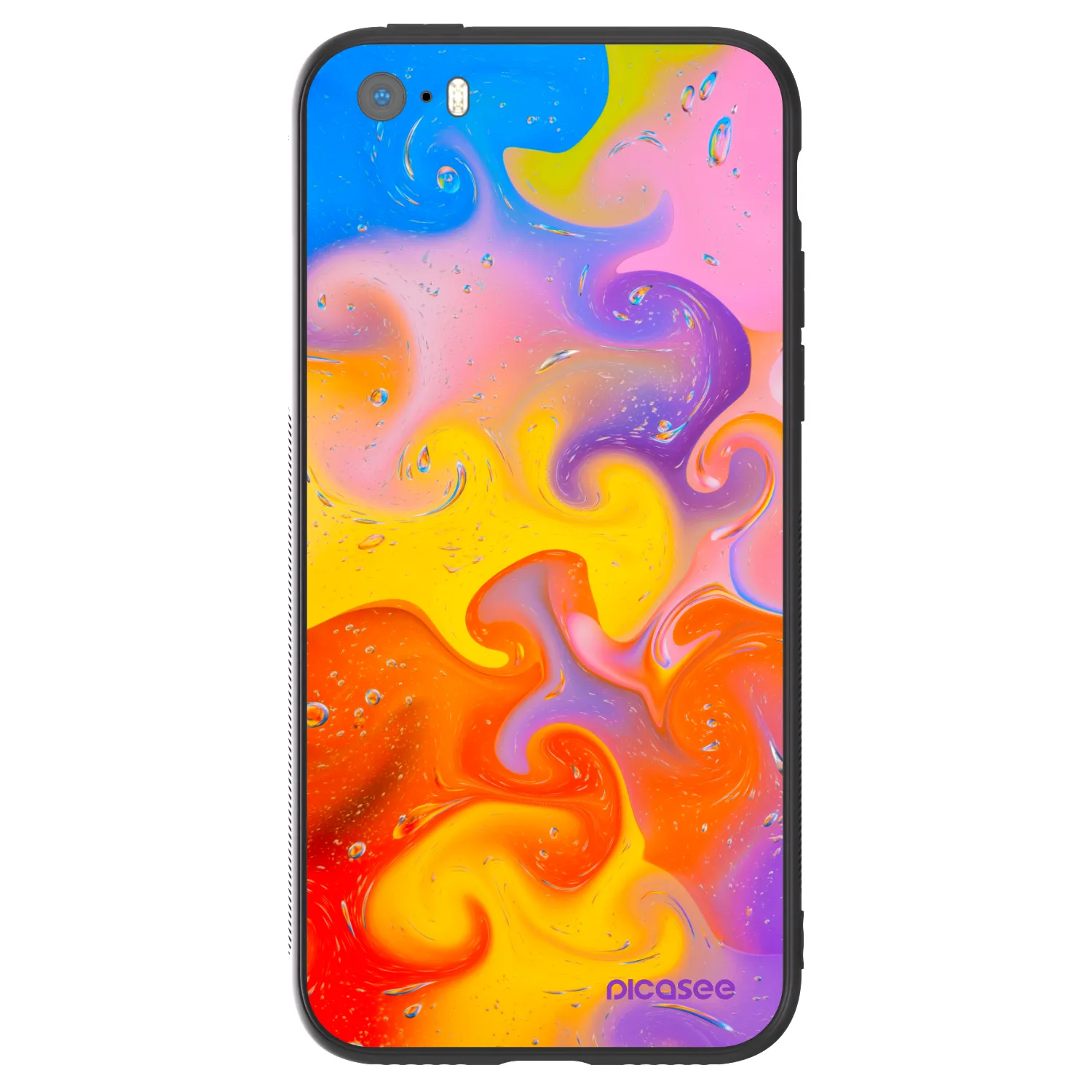 Picasee ULTIMATE CASE pentru Apple iPhone 5/5S/SE - Bubbles