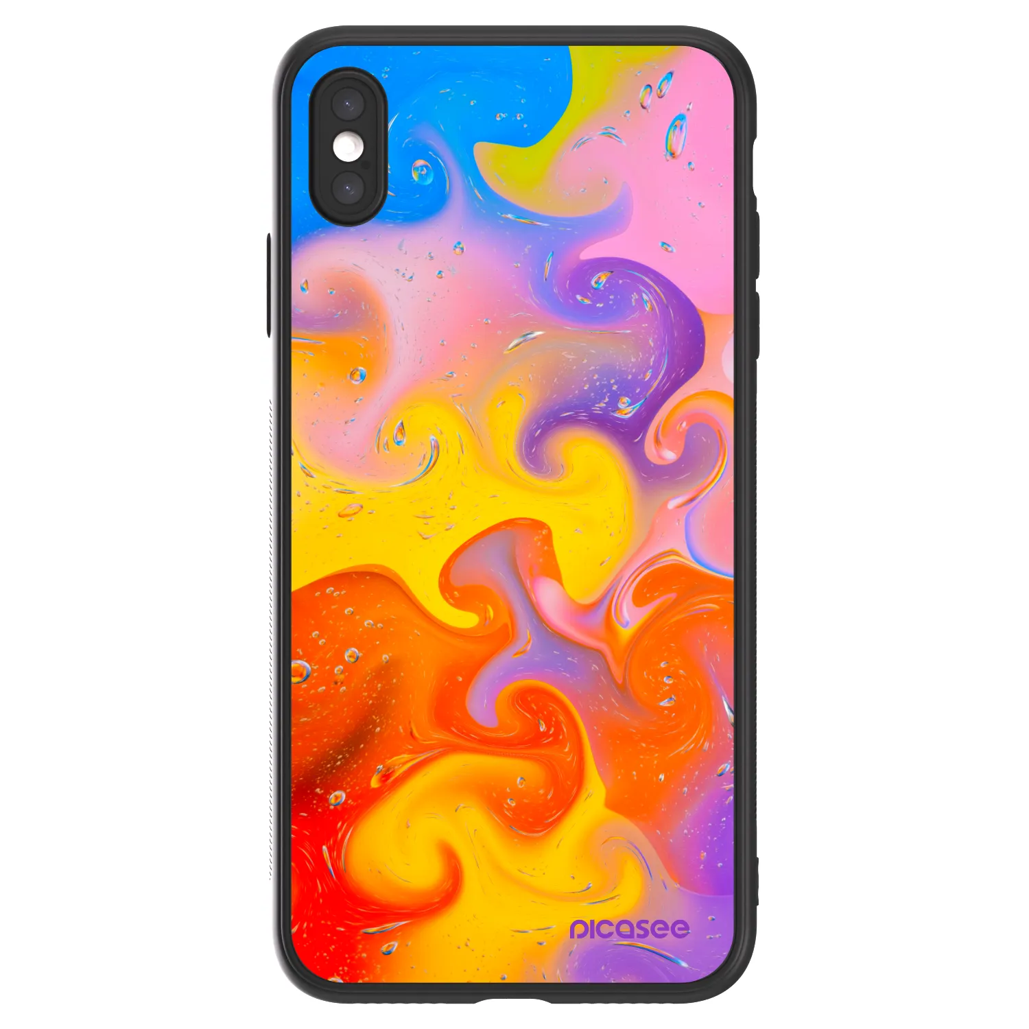 Picasee ULTIMATE CASE pentru Apple iPhone XS Max - Bubbles