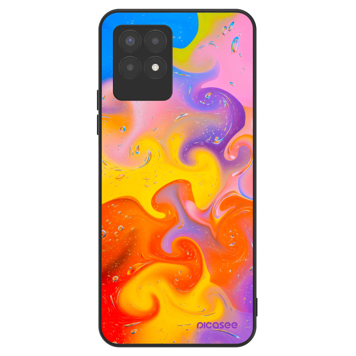 Picasee ULTIMATE CASE pentru Realme 8i - Bubbles