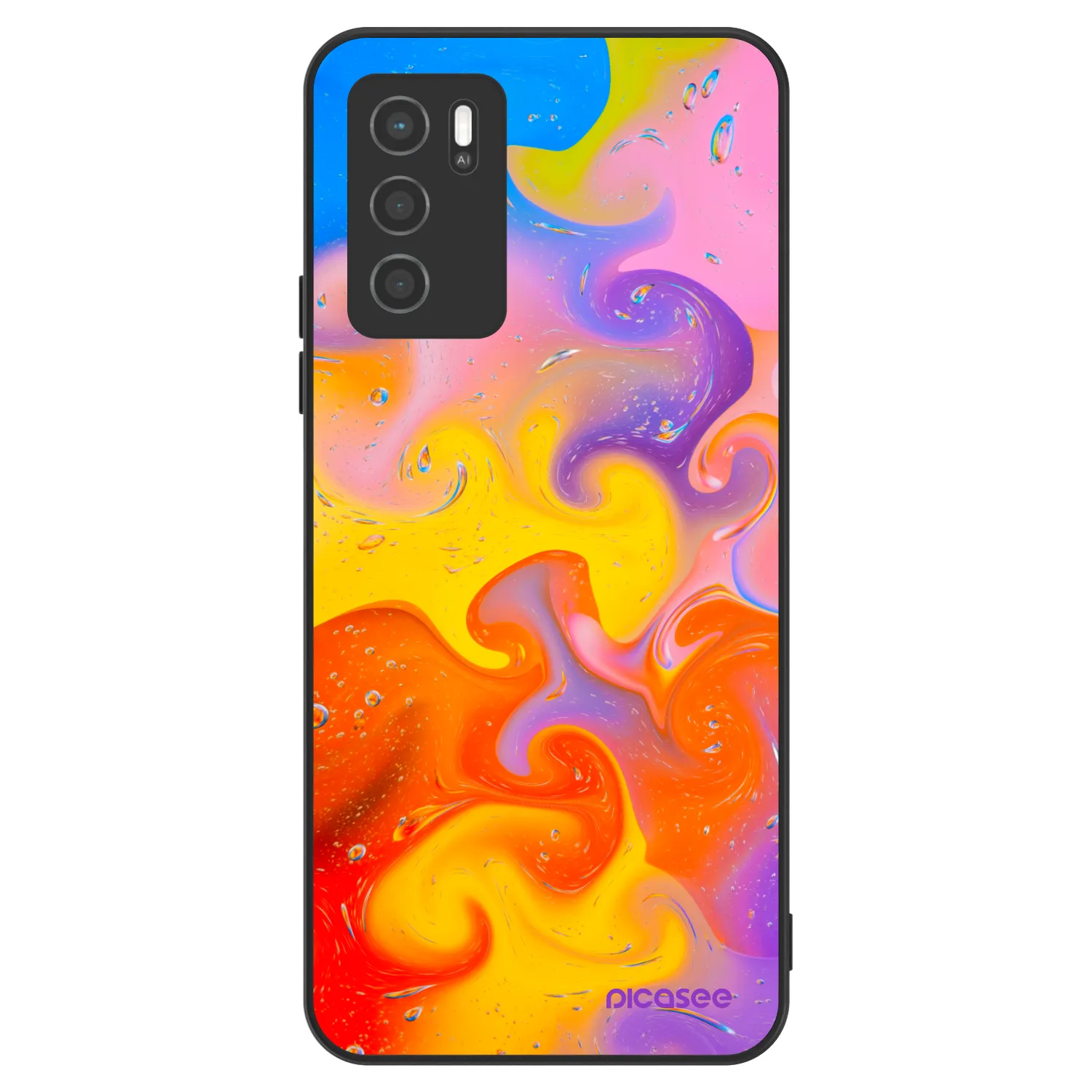 Picasee ULTIMATE CASE pentru OPPO A16s - Bubbles