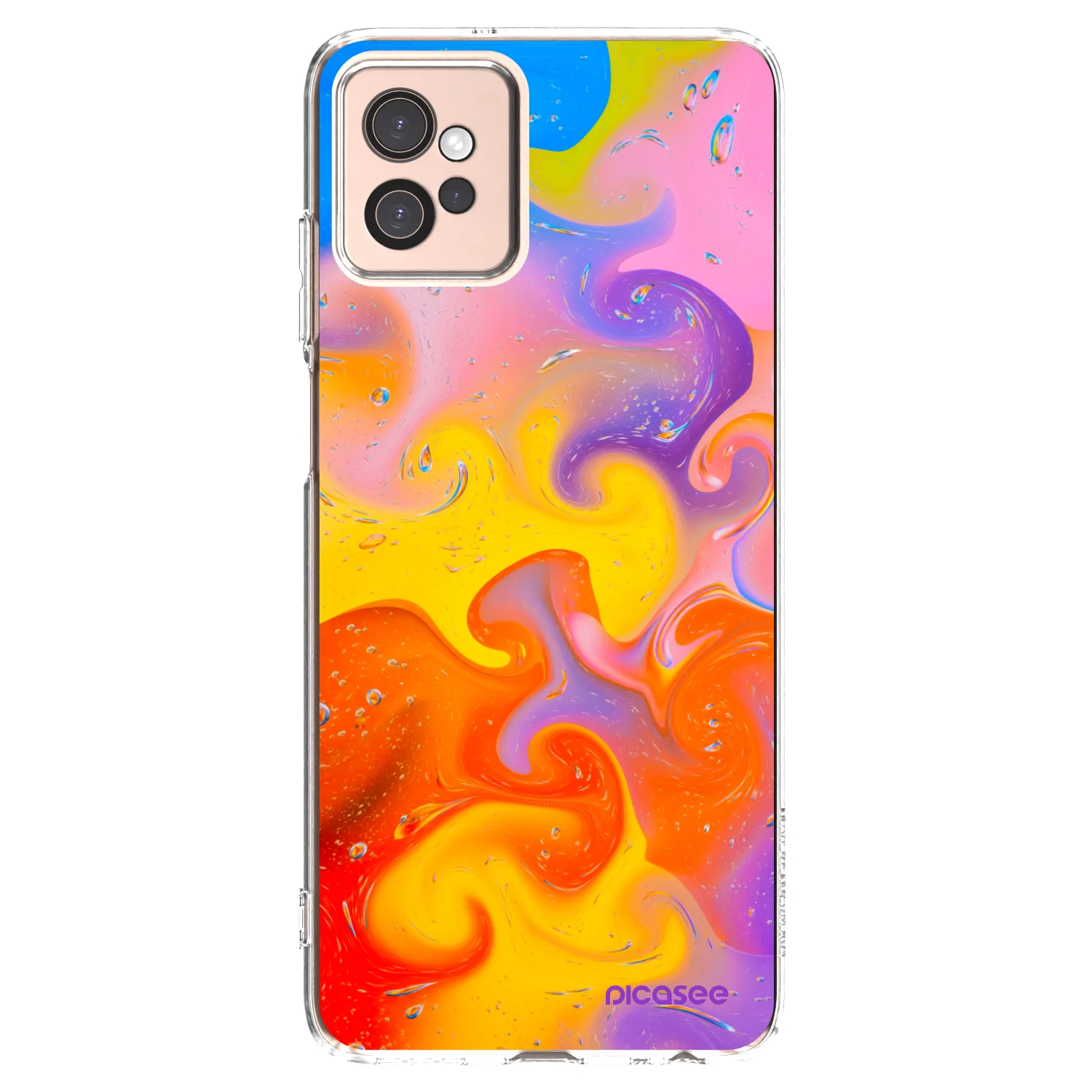 Picasee husă transparentă din silicon pentru Motorola Moto G32 - Bubbles