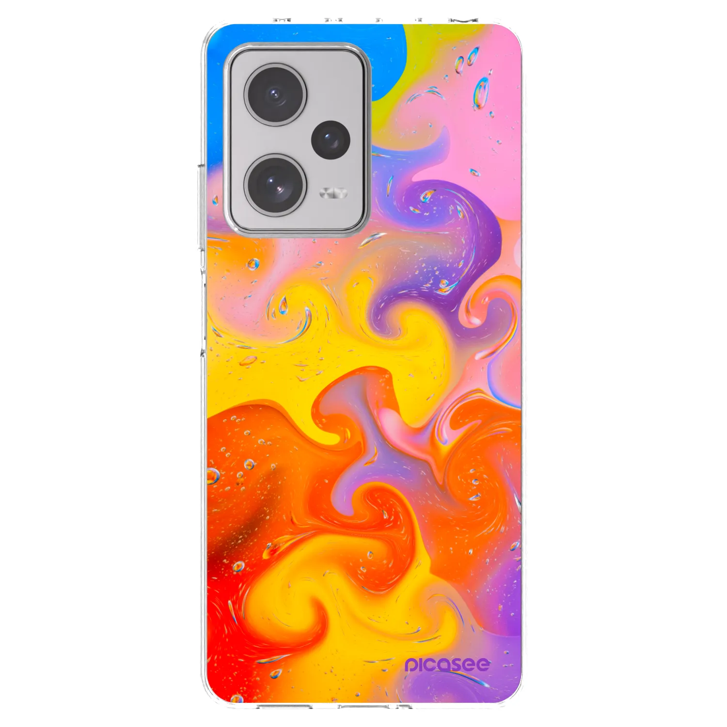 Picasee husă transparentă din silicon pentru Xiaomi Redmi Note 12 Pro+ 5G - Bubbles