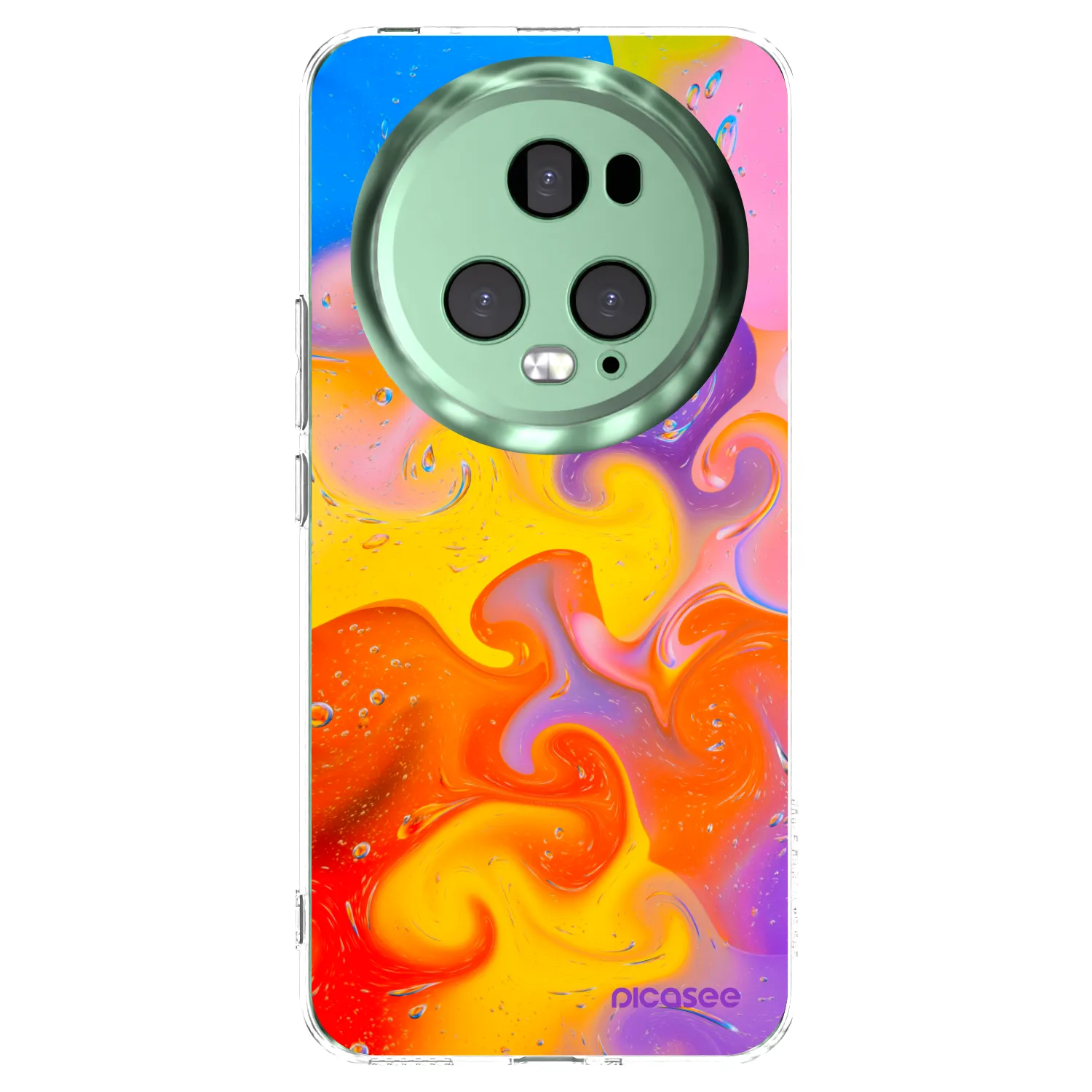 Picasee husă transparentă din silicon pentru Honor Magic5 Pro - Bubbles