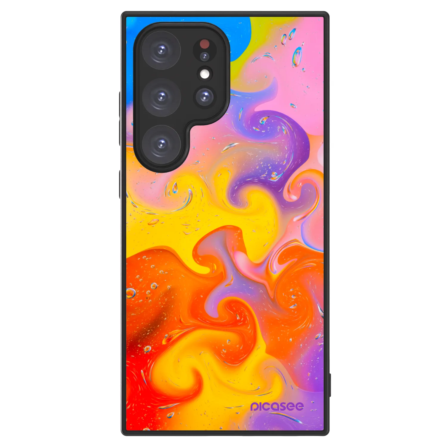 Picasee ULTIMATE CASE PowerShare pentru Samsung Galaxy S24 Ultra S928B 5G - Bubbles