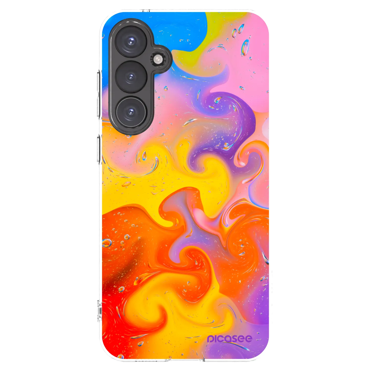 Picasee husă transparentă din silicon pentru Samsung Galaxy S23 FE S711B - Bubbles