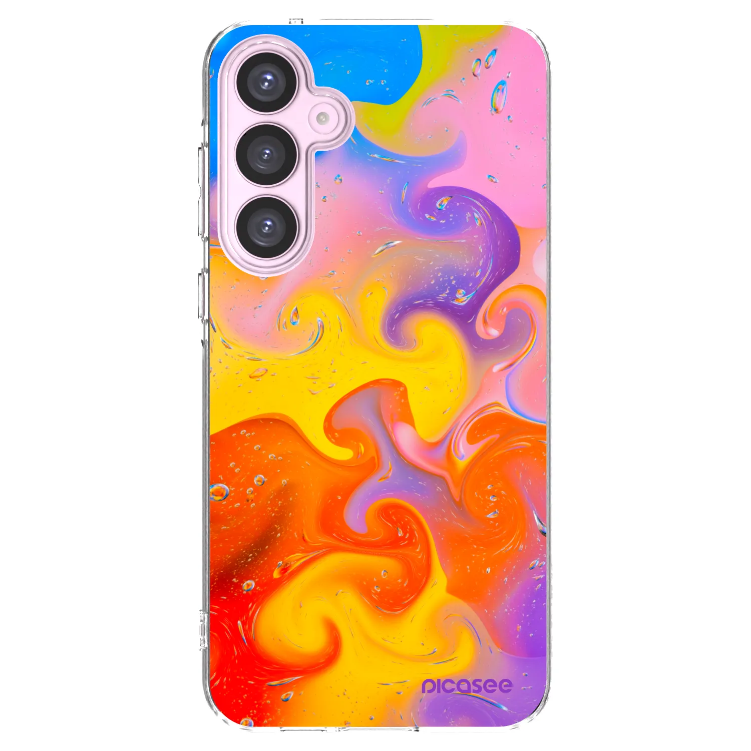 Picasee husă transparentă din silicon pentru Samsung Galaxy A55 5G A556B - Bubbles