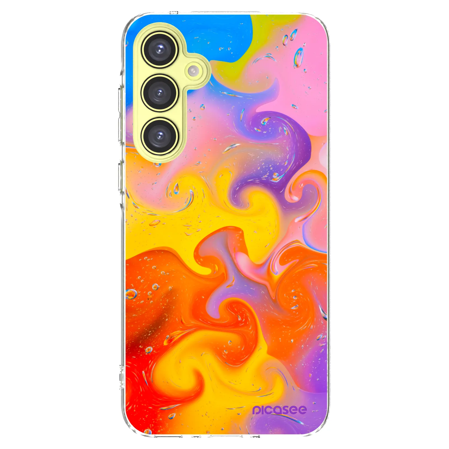 Picasee husă transparentă din silicon pentru Samsung Galaxy A35 5G A356B - Bubbles