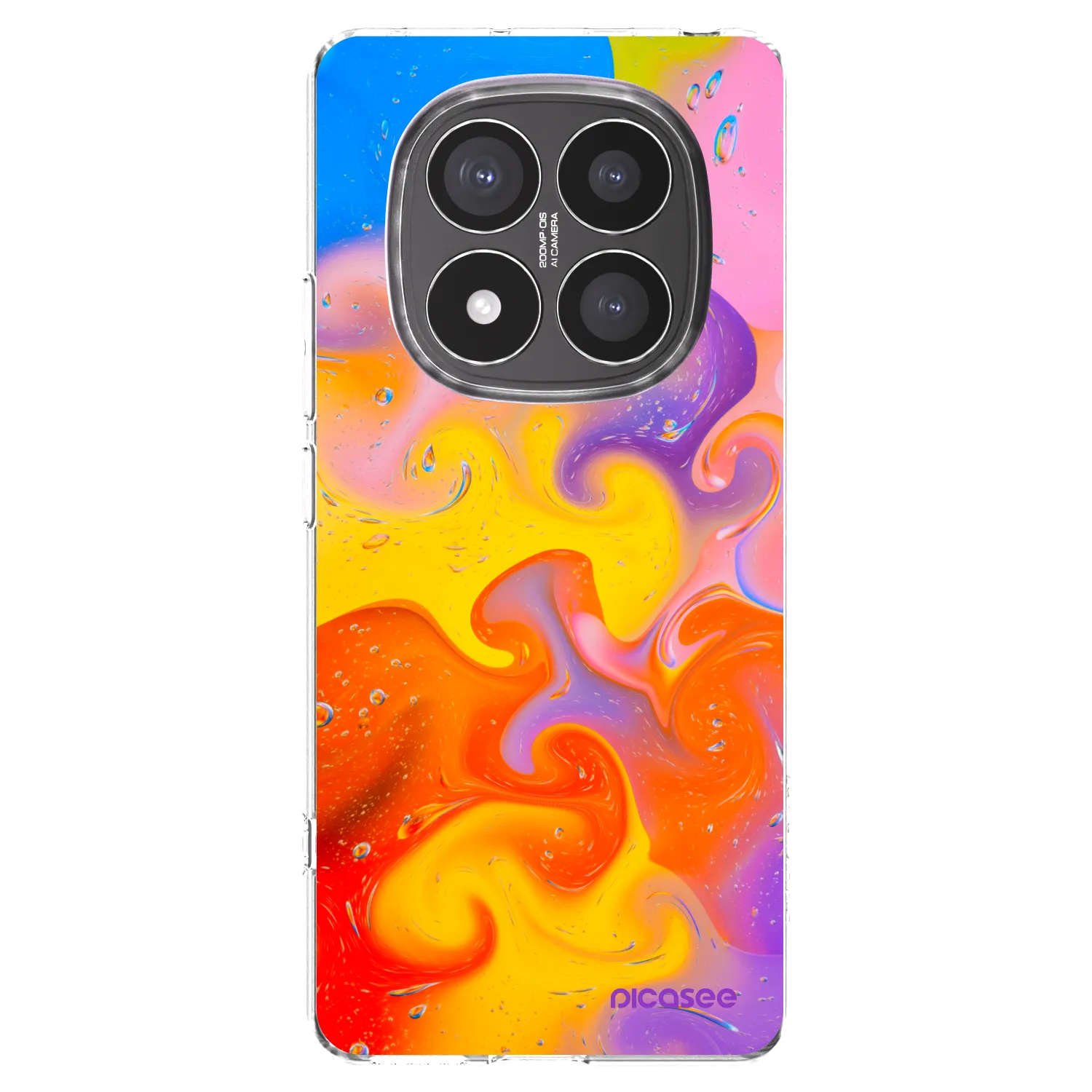 Picasee husă transparentă din silicon pentru Xiaomi Redmi Note 14 Pro+ 5G - Bubbles