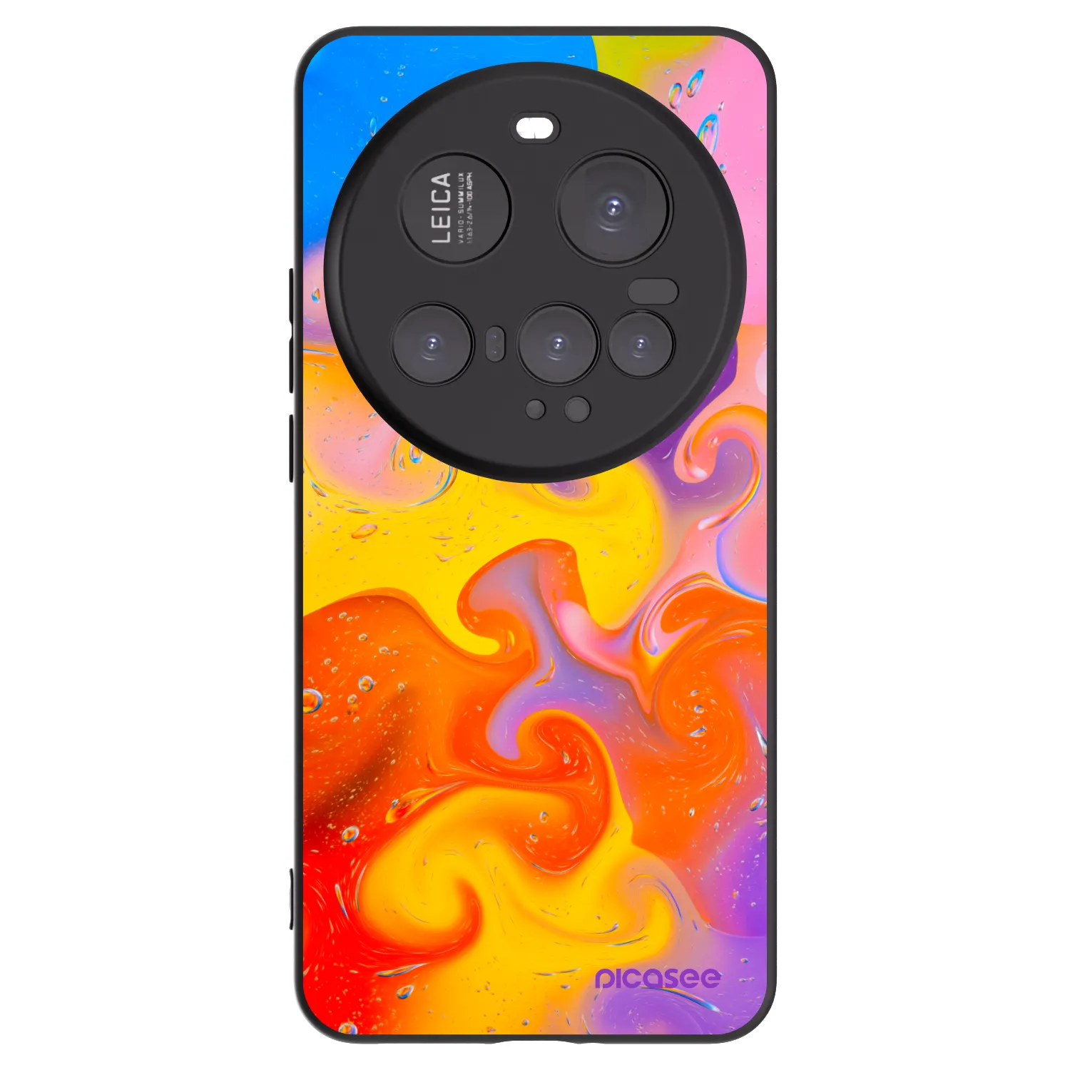 Picasee husă neagră din silicon pentru Xiaomi 15 Ultra - Bubbles