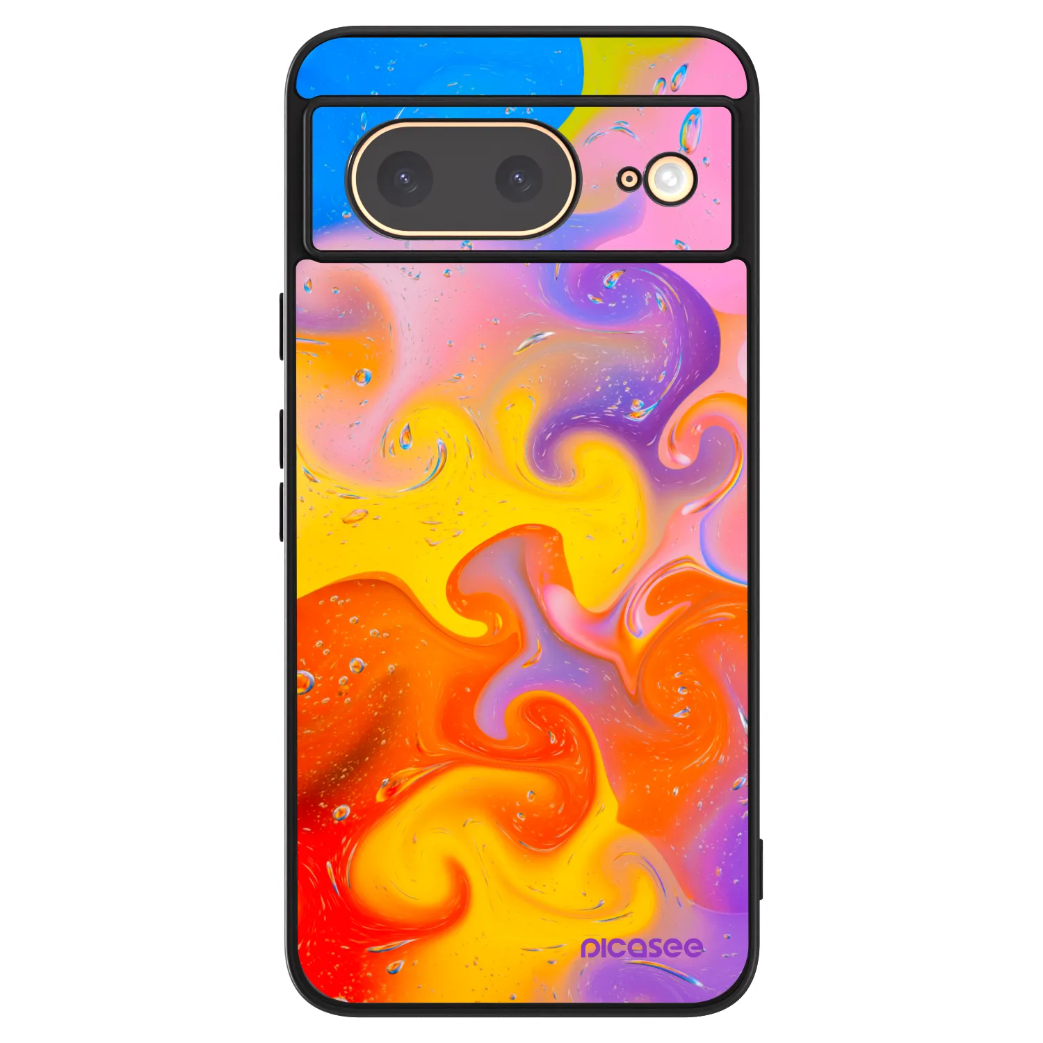Picasee ULTIMATE CASE pentru Google Pixel 8 - Bubbles