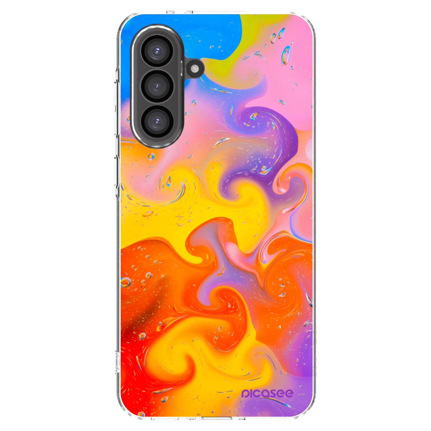 Picasee husă transparentă din silicon pentru Samsung Galaxy A56 5G A566B - Bubbles