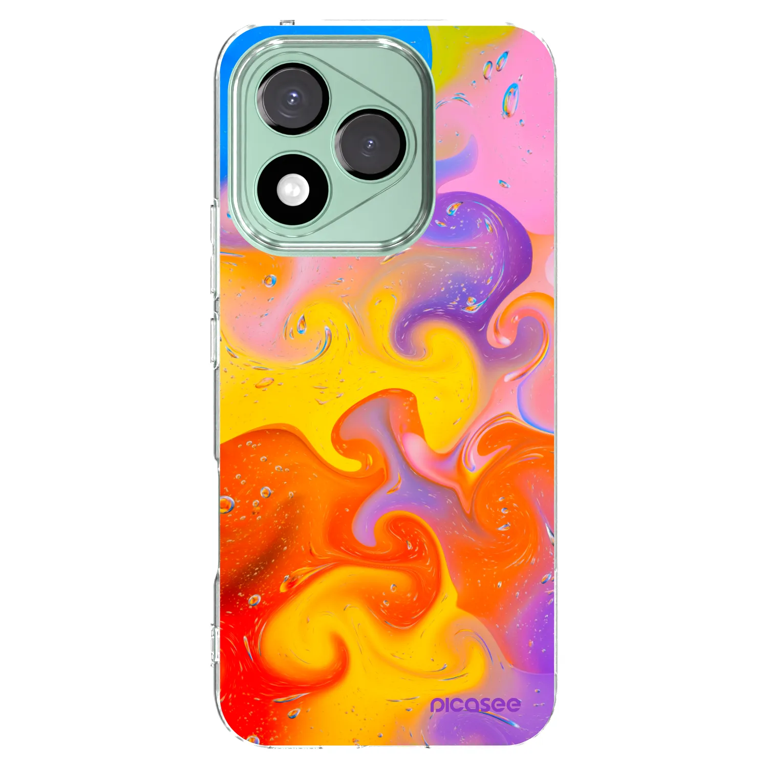 Picasee husă transparentă din silicon pentru Honor 400 Lite 5G - Bubbles