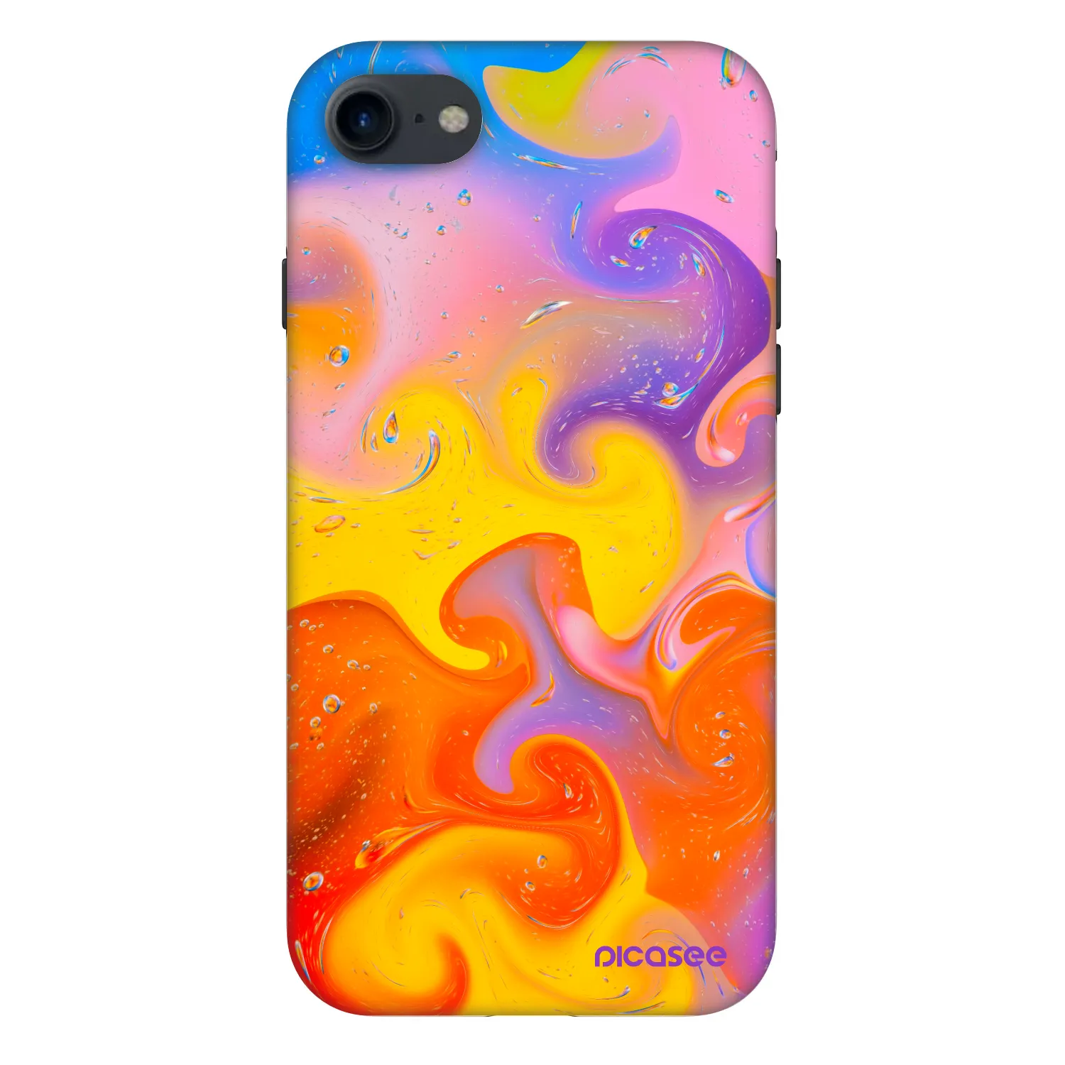 Picasee Fashion Case pentru Apple iPhone SE 2022 - Bubbles