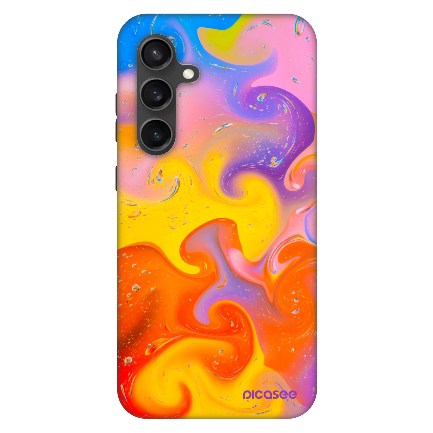 Picasee Fashion Case pentru Samsung Galaxy S24 FE S721B - Bubbles