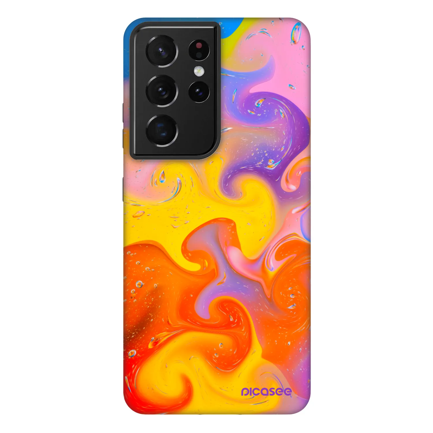 Picasee Fashion Case pentru Samsung Galaxy S21 Ultra 5G G998B - Bubbles