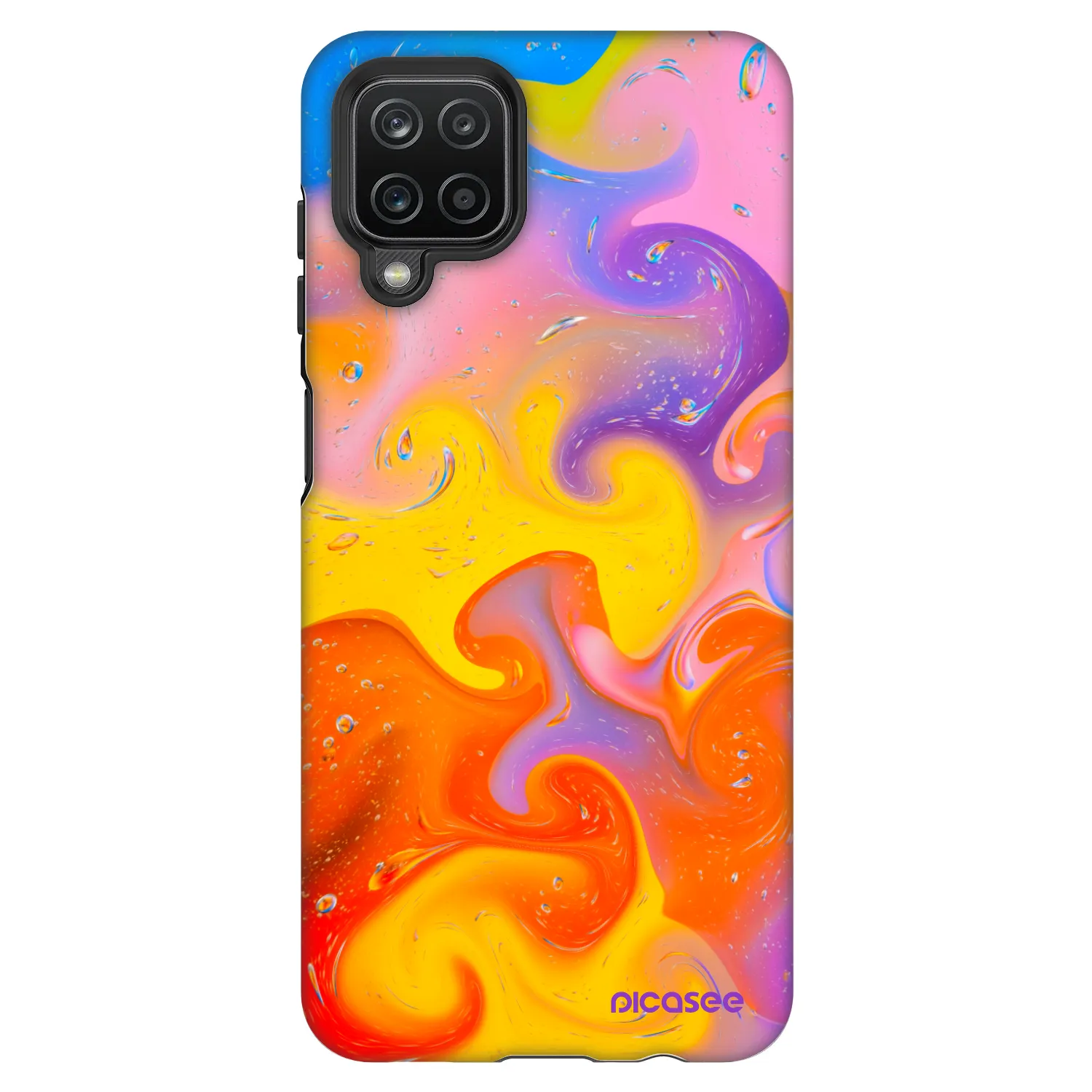 Picasee Fashion Case pentru Samsung Galaxy A12 A125F - Bubbles