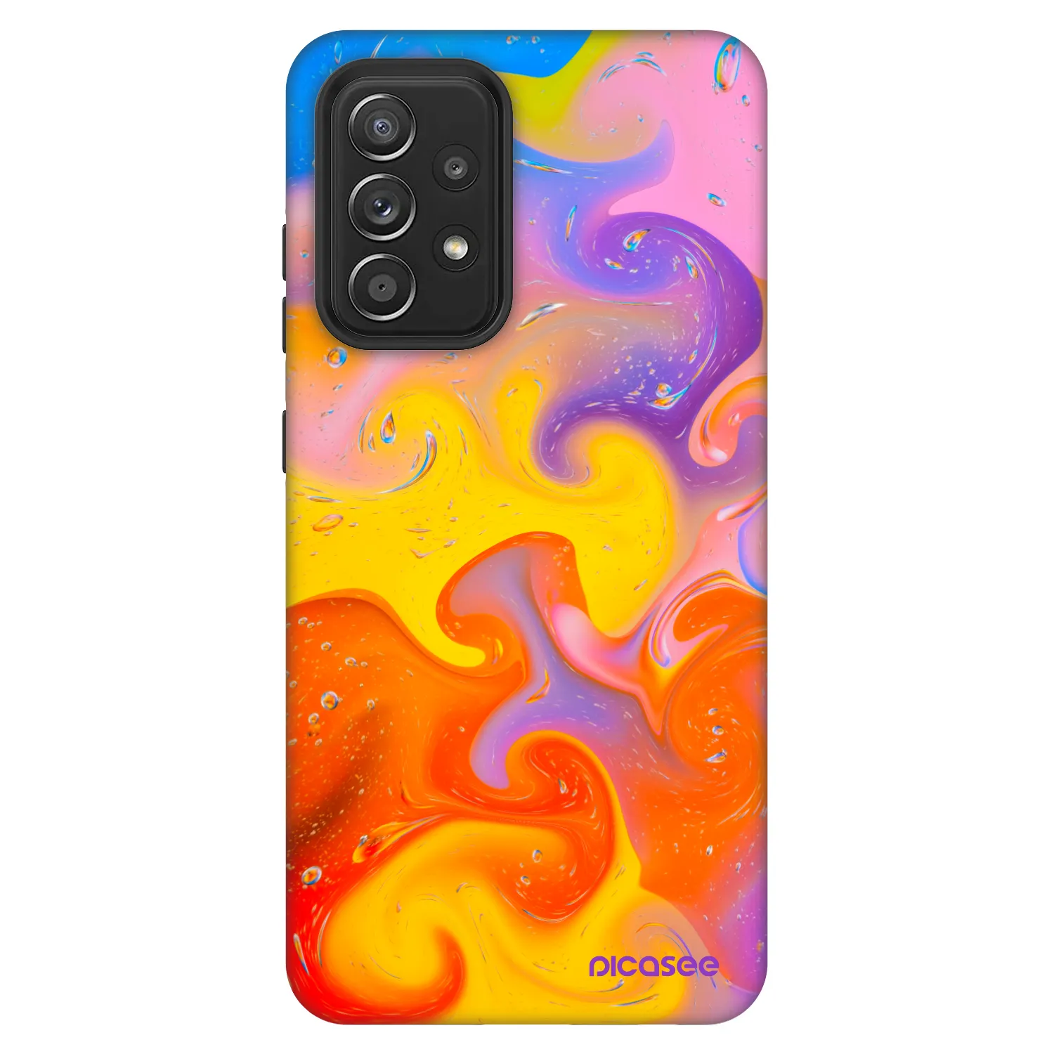 Picasee Fashion Case pentru Samsung Galaxy A52 5G A525F - Bubbles