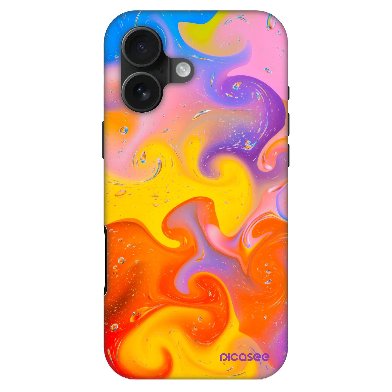 Picasee Fashion Case MagSafe pentru Apple iPhone 16 - Bubbles