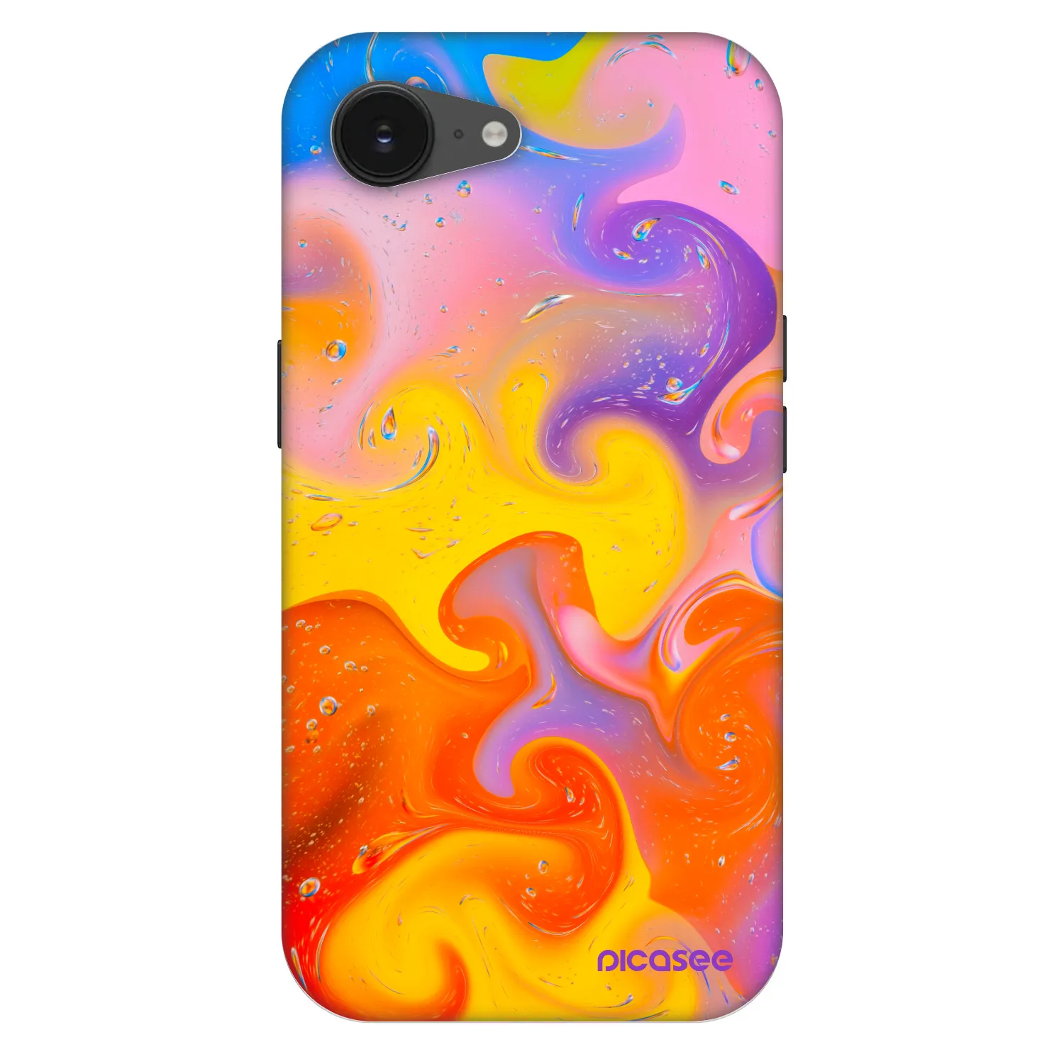 Picasee Fashion Case MagSafe pentru Apple iPhone 16e - Bubbles