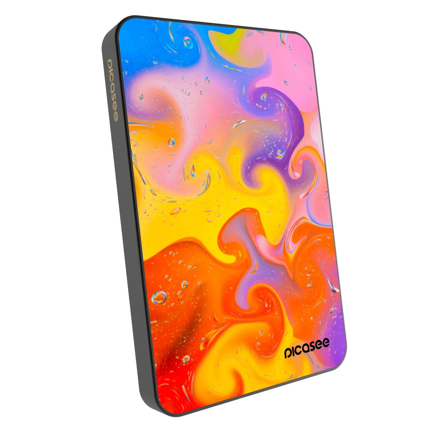 Picasee Powerbank cu MagSafe 5 000 mAh Gri - Bubbles