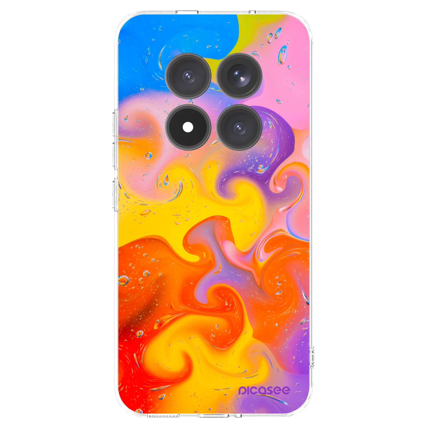 Picasee husă transparentă din silicon pentru Xiaomi Redmi Note 15 Pro+ - Bubbles