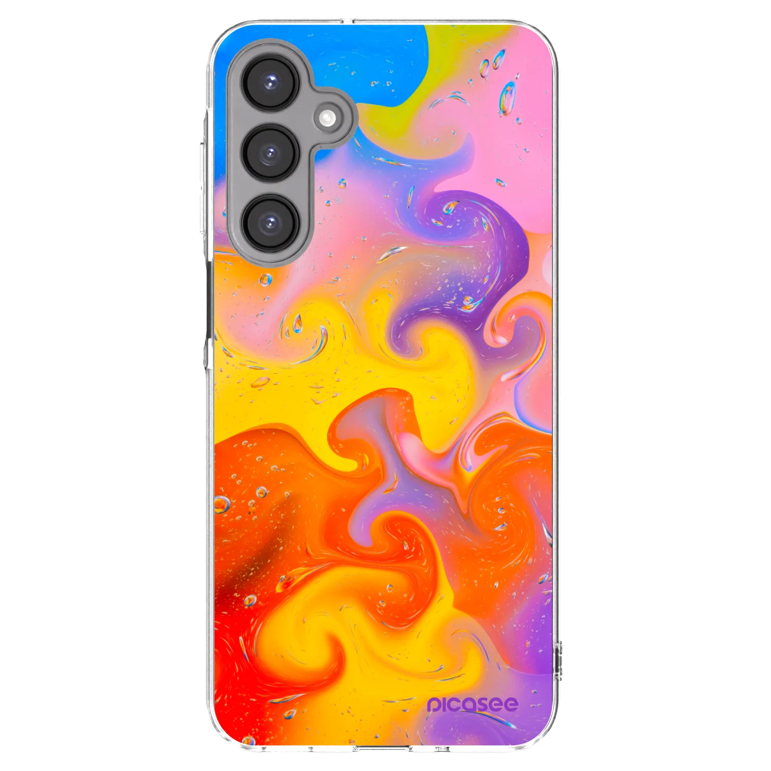 Picasee husă transparentă din silicon pentru Samsung Galaxy A16 4G - Bubbles