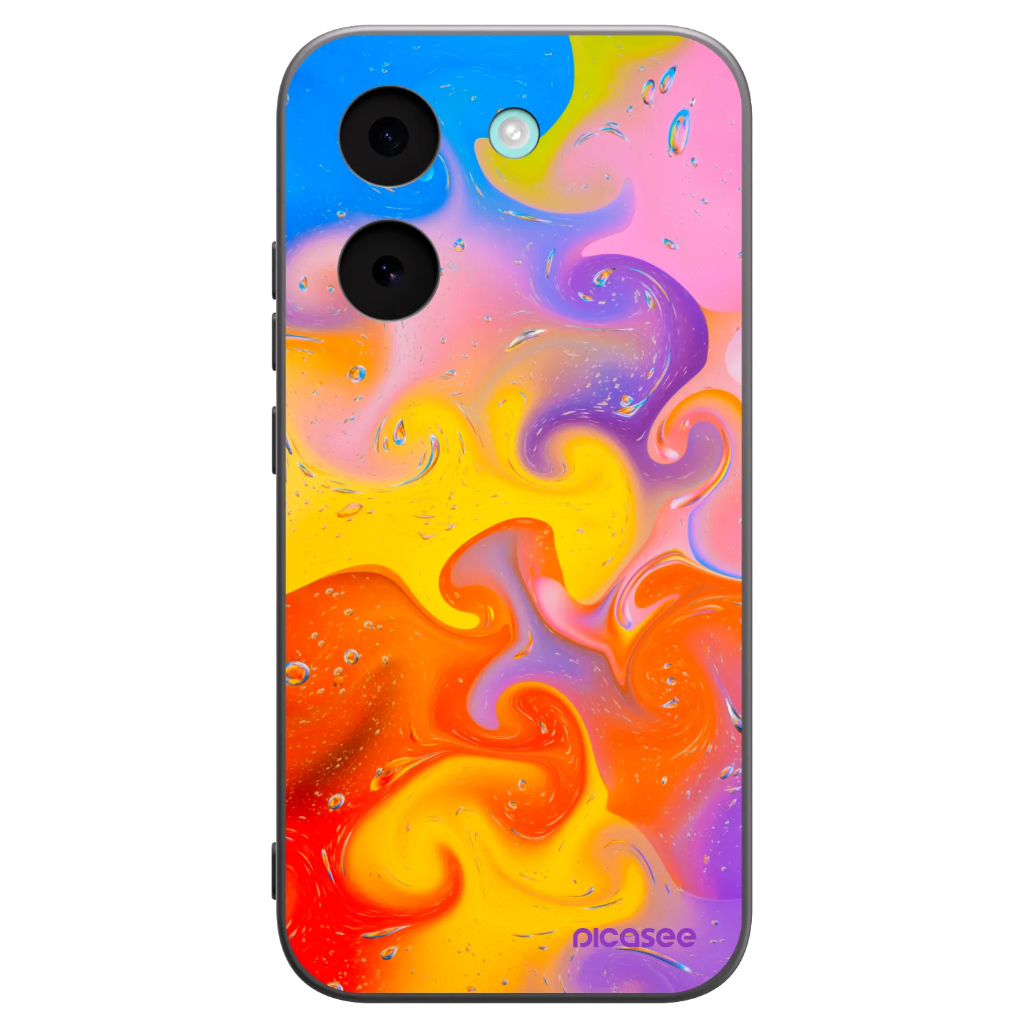 Picasee husă neagră din silicon pentru Xiaomi Poco X8 Pro - Bubbles
