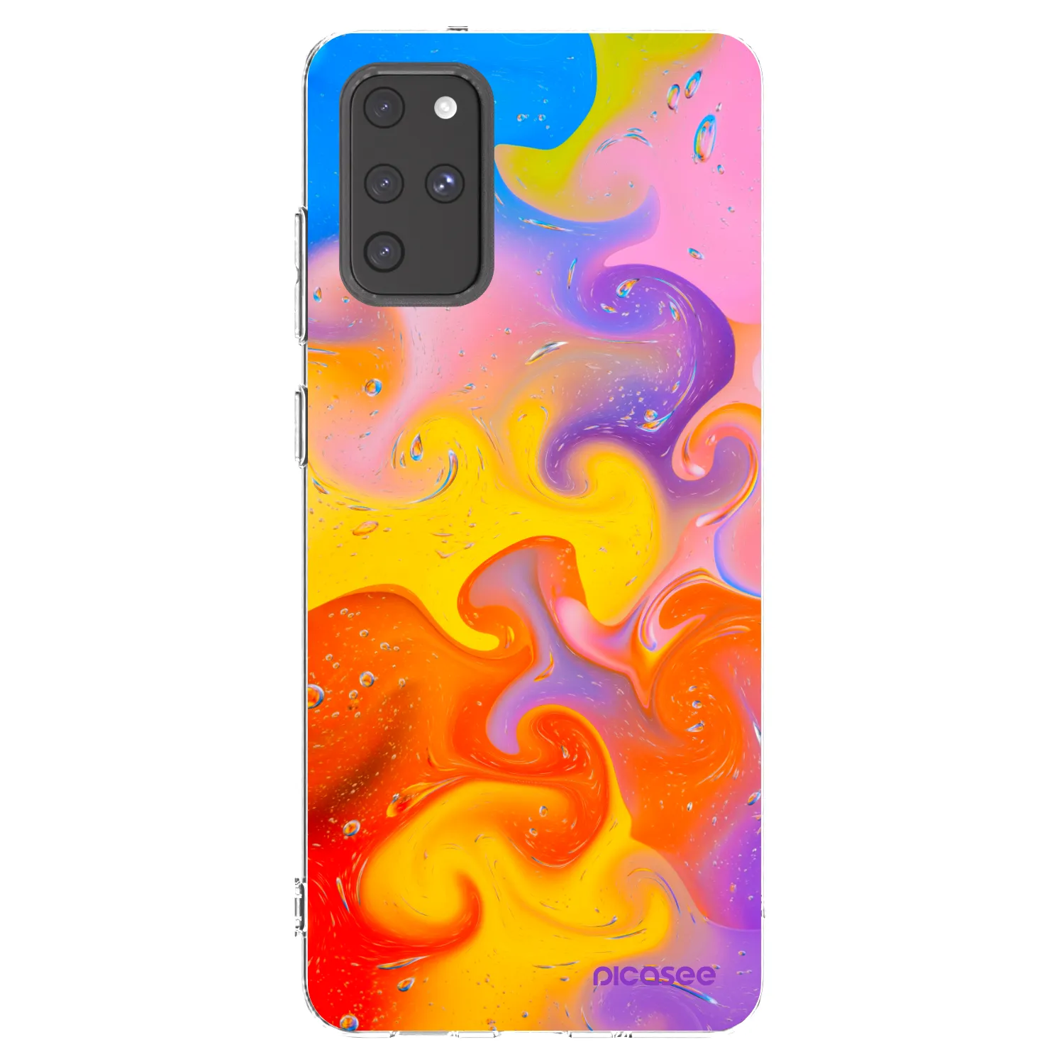 Picasee husă transparentă din silicon pentru Samsung Galaxy S20+ G985F - Bubbles