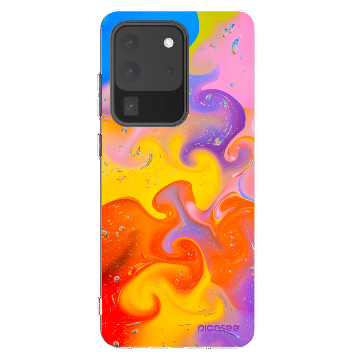 Picasee husă transparentă din silicon pentru Samsung Galaxy S20 Ultra 5G G988F - Bubbles