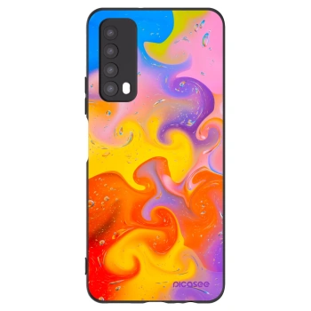 Picasee husă neagră din silicon pentru Huawei P Smart 2021 - Bubbles