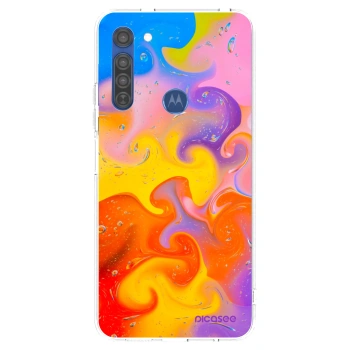 Husă pentru Motorola Moto G8 - Bubbles
