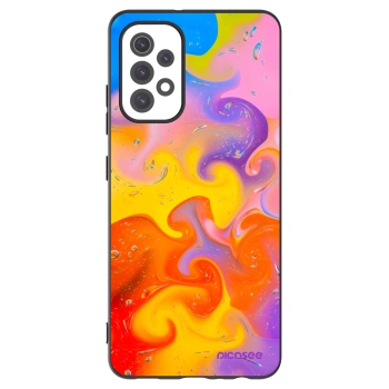 Picasee husă neagră din silicon pentru Samsung Galaxy A32 5G A326B - Bubbles