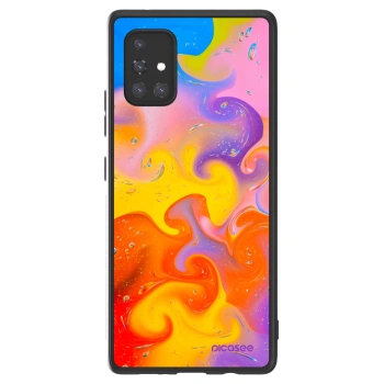 Picasee ULTIMATE CASE pentru Samsung Galaxy A71 A715F - Bubbles