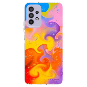 Picasee husă transparentă din silicon pentru Samsung Galaxy A32 4G SM-A325F - Bubbles
