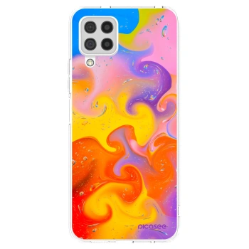 Picasee husă transparentă din silicon pentru Samsung Galaxy A22 A225F 4G - Bubbles